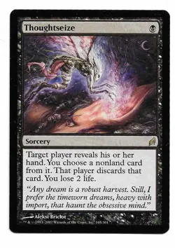 MTG Thoughtseize X1 Lorwyn edition rare - Image 1
