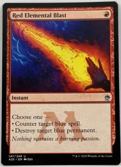 Red Elemental Blast ~MASTERS 25~ NM/MINT Uncommon Instant - Image 1