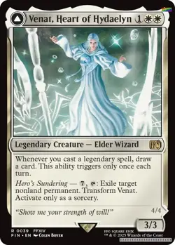 Venat, Heart of Hydaelyn [FIN - 39] - NM [Foil] TCG MTG - Image 1