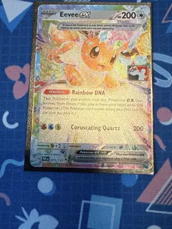 Eevee Ex Play Pokemon Prize Pack Series 7 Stamped Promo Card NM - Image 1