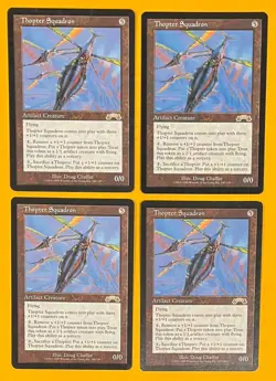 MTG THOPTER SQUADRON (x4) Exodus (OldManMTG 011-593) - Image 1