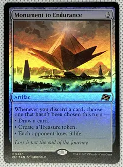 Monument To Endurance ~Aetherdrift~ FOIL NM/MINT - Image 1