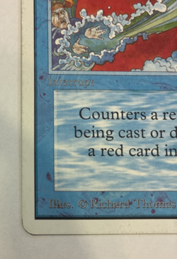 Blue Elemental Blast - LP - Magic the Gathering Unlimited Edition 1993 WotC - Image 2