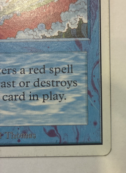 Blue Elemental Blast - LP - Magic the Gathering Unlimited Edition 1993 WotC - Image 3