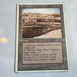 NM Strip Mine Fourth Edition Mtg Magic the Gathering - Image 1