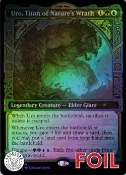 Uro, Titan of Nature's Wrath - Foil - Secret Lair Kaldheim - 222 NM - Image 1