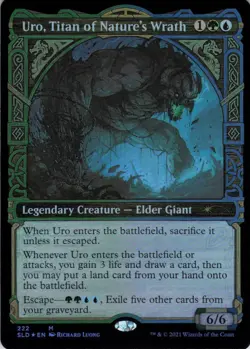Uro, Titan of Nature's Wrath - Foil - Secret Lair Kaldheim - 222 NM - Image 2