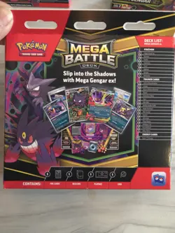 3X Mega Gengar ex Pokemon TCG Mega Battle Deck Sealed Haunter 027 - Image 2