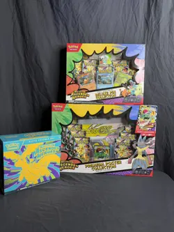 INSANE Pokemon Ascended Heroes Bundle ETB + Mega Lucario Poster + Deluxe Pins - Image 1