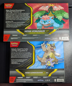 Lot of 2 Pokemon TCG Mega Venusaur ex Premium Collection + Mega Kangaskhan Boxes - Image 2