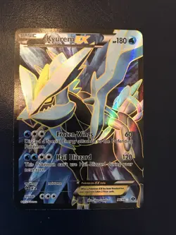 Kyurem EX 96/99 - Pokemon Next Destinies Black & White Full Art Rare Card MP/HP - Image 1