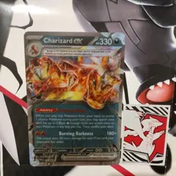 Pokemon TCG-Jumbo Lenticular Charizard ex 054/091 Box Exclusive Promo - Image 1