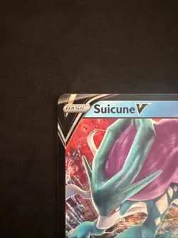 Pokemon TCG: Suicune V 031/203 Prize Pack Stamp Evolving Skies - Near Mint - Image 3