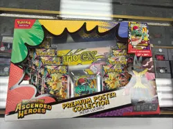 Pokemon Mega Evolution Ascended Heroes Lucario Poster Collection - Image 1