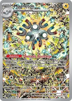 Pokemon Card TCG - Magneton SVP 159 Black Star Promo Surging Sparks Near Mint - Image 1