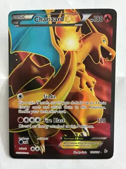 Charizard EX Full Art Ultra Rare Holo 100/106 Flashfire 180 HP Pokemon TCG - Image 1