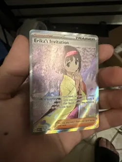 Pokemon Erika's Invitation 196/165 Sv: Scarlet & Violet 151 NM - Image 1
