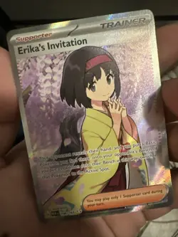 Pokemon Erika's Invitation 196/165 Sv: Scarlet & Violet 151 NM - Image 4