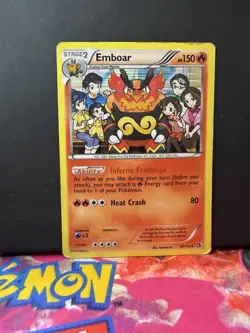 Pokemon TCG Emboar 27/113 Legendary Treasures Holo - Image 1