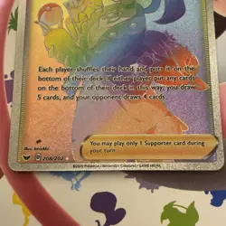 Pokemon SWORD AND & SHIELD - MARNIE SECRET RARE TRAINER 208/202 - NM/M! - Image 2