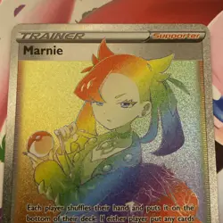 Pokemon SWORD AND & SHIELD - MARNIE SECRET RARE TRAINER 208/202 - NM/M! - Image 3