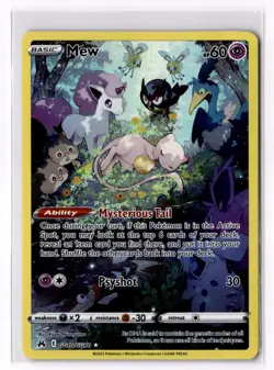 Pokemon Mew GG10/GG70 Crown Zenith: Galarian Gallery Ultra Rare NM - Image 1