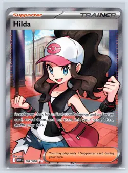 Hilda 164/086 White Flare Trainer Fullart Ultra Rare Pokemon TCG. - Image 1