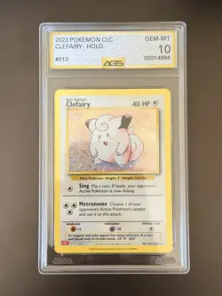 Pokemon Clefairy 2023 Holo 013/034 AGS 10 - Image 1