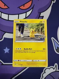 Pikachu 027/078 Pokemon GO Regular - Image 2