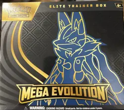 Pokemon TCG Mega Evolution Elite Trainer Box - Factory Sealed Lucario - Image 1