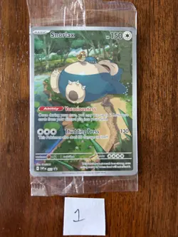 Snorlax 051 Sv: Scarlet & Violet pokemon 151 sealed Promo - Image 1