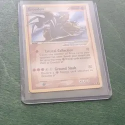 Pokemon Groudon Star EX Delta Species Holo Ultra Rare 111/113 2005 - Image 1