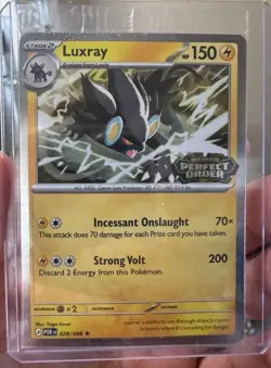 Pokemon Luxray 028/088 Perfect Order Best Buy Stamped Promo Sealed NM Mint - Image 1