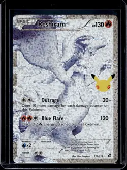 Pokemon Celebrations: Classic Collection Reshiram 113/114 - Image 1