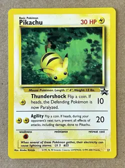 Pokemon TCG Pikachu Black Star Promo 027 non-holo (NM) - Image 1