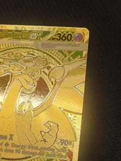 Mega Charizard X ex Gold Hyper Rare 130/094 Pokemon Phantasmal Flames English - Image 4