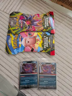 Pokemon Gengar Stamped Promo GameStop Exclusive 050/088 2 Copies - Image 1