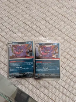 Pokemon Gengar Stamped Promo GameStop Exclusive 050/088 2 Copies - Image 2