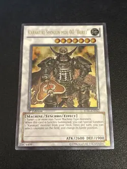 Karakuri Shogun MDL 00 “Burei” Ultimate Rare 1st Edition STBL-EN043 LP - Image 1