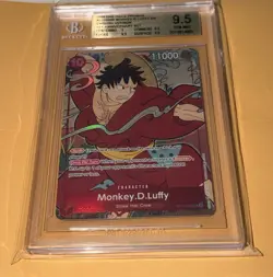2024 One Piece Promos 1st Anniversary Set Monkey.D.Luffy #ST10-006 BGS 9.5 - Image 1