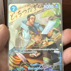 Bandai One Piece Card Game Borsalino OP05-051 SR SP Special Holo 8000 - Image 1
