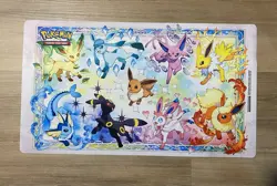 Pokemon Card Eeveelutions Lot Poster Sealed Pack TGC Holo Jolteon Playing Mat - Image 4