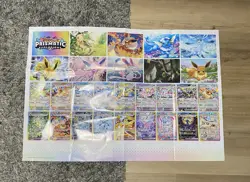 Pokemon Card Eeveelutions Lot Poster Sealed Pack TGC Holo Jolteon Playing Mat - Image 5