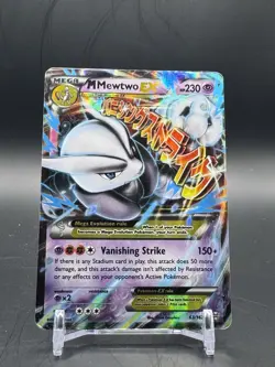 Mega M Mewtwo EX 63/162 Breakthrough Holo Pokemon TCG Card - Image 1