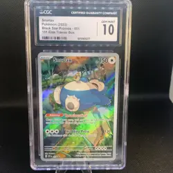 Pokemon 2023 Snorlax Promo Holo 051 SV Scarlet & Violet CGC 10 English - Image 1