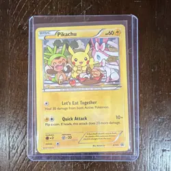 Pokemon Pikachu XY95 XY Promo Holo Basic 60HP - Image 1