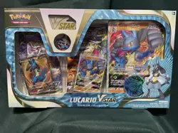 Pokemon TCG Lucario VStar Premium Collection Box - Factory Sealed (6 Packs Mint - Image 1