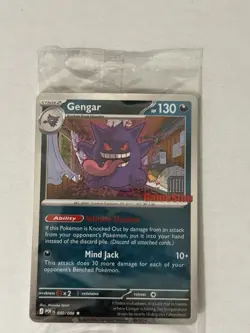 Pokemon Perfect Order Stamped Gengar Sealed GameStop Promo - Image 1