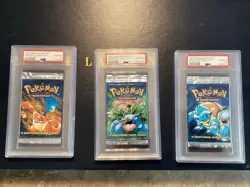 SEALED PSA 10 Pokemon Base Set Booster Pack ART-SET “THICK FONT” - Image 2