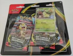 Pokemon Optimale Ordnung 3-Pack Blister Endivie Promo DE OVP NEU - Image 1